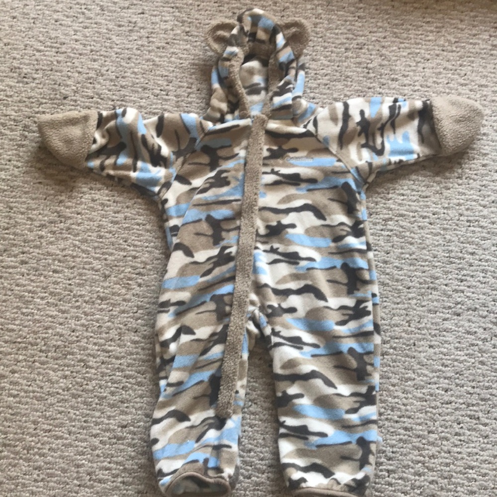 Infant Columbia full body fleece